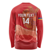 Custom Armenia Football Long Sleeve Shirt Come On Havakakan
