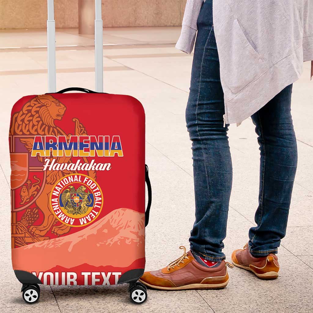 Custom Armenia Football Luggage Cover Come On Havakakan