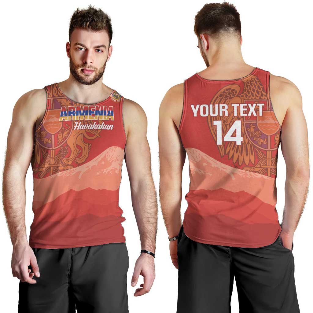 Custom Armenia Football Men Tank Top Come On Havakakan