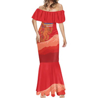 Custom Armenia Football Mermaid Dress Come On Havakakan