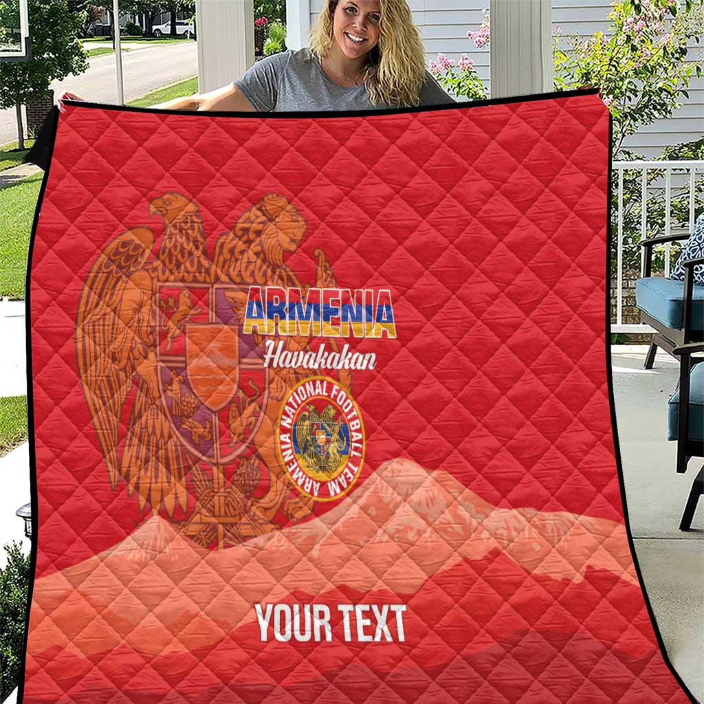 Custom Armenia Football Quilt Come On Havakakan
