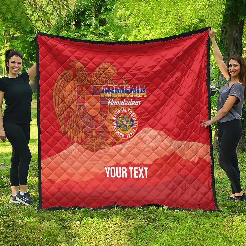 Custom Armenia Football Quilt Come On Havakakan