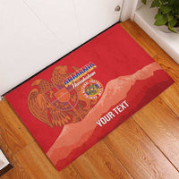 Custom Armenia Football Rubber Doormat Come On Havakakan
