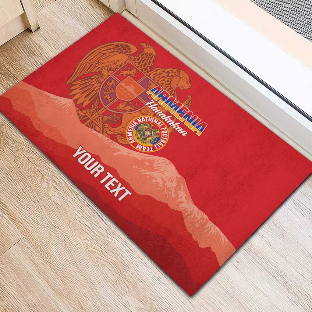 Custom Armenia Football Rubber Doormat Come On Havakakan
