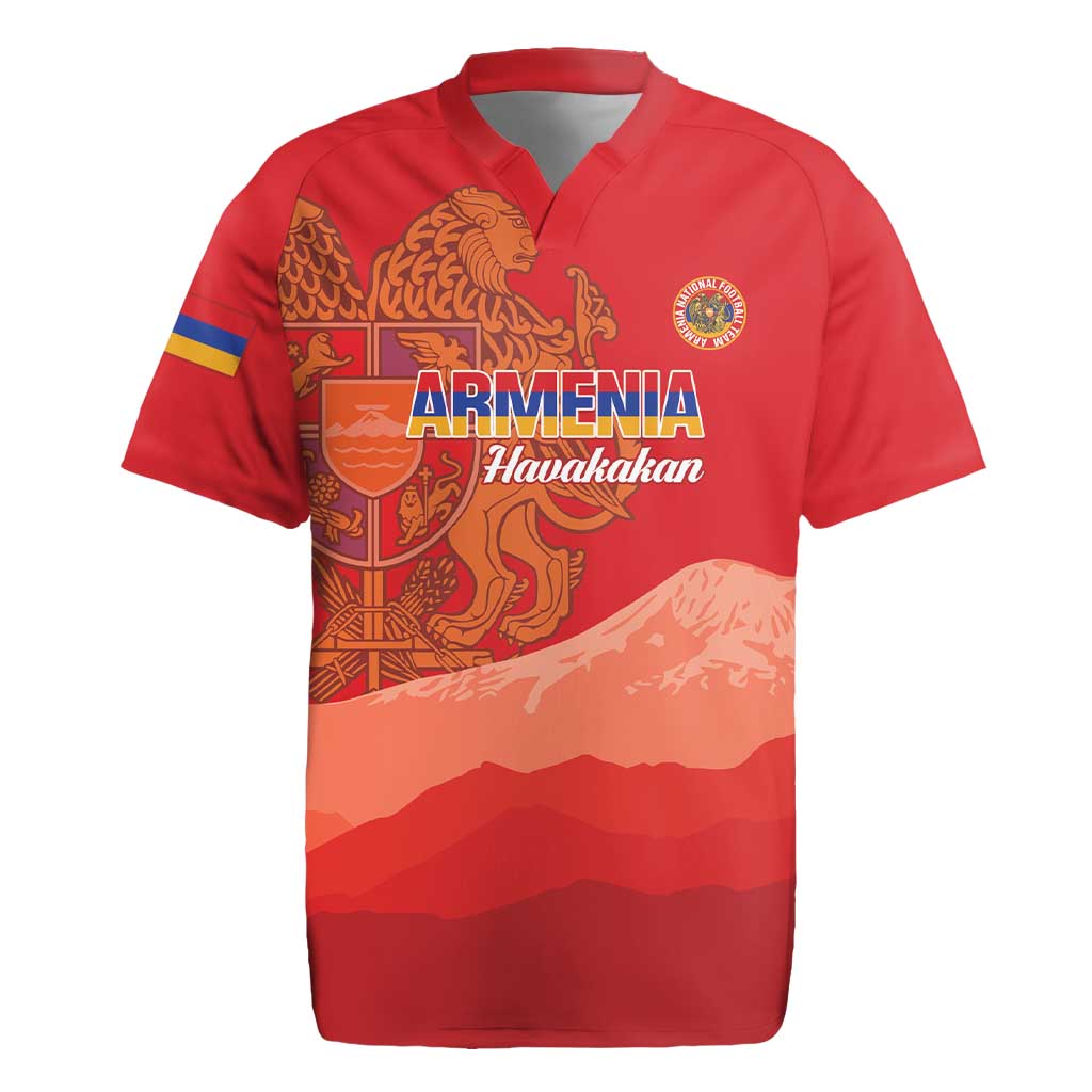 Custom Armenia Football Rugby Jersey Come On Havakakan