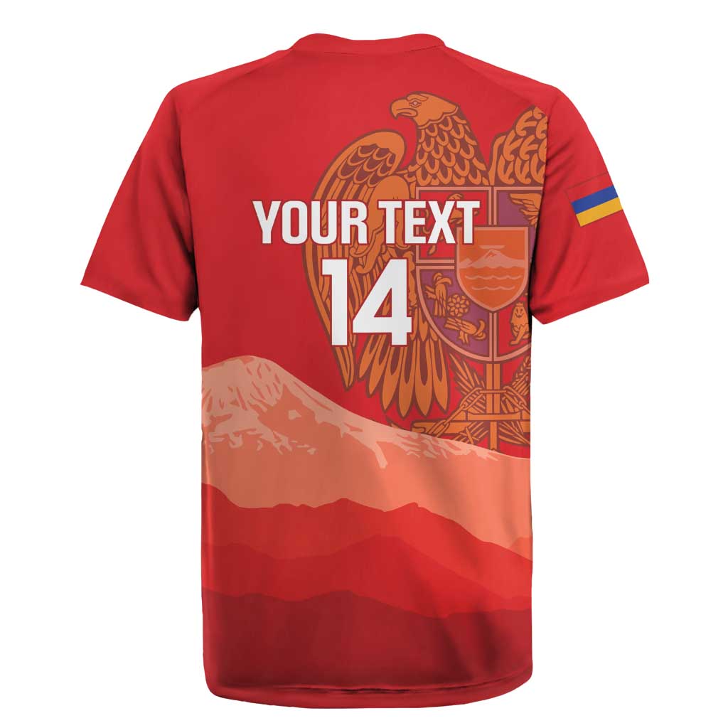 Custom Armenia Football Rugby Jersey Come On Havakakan