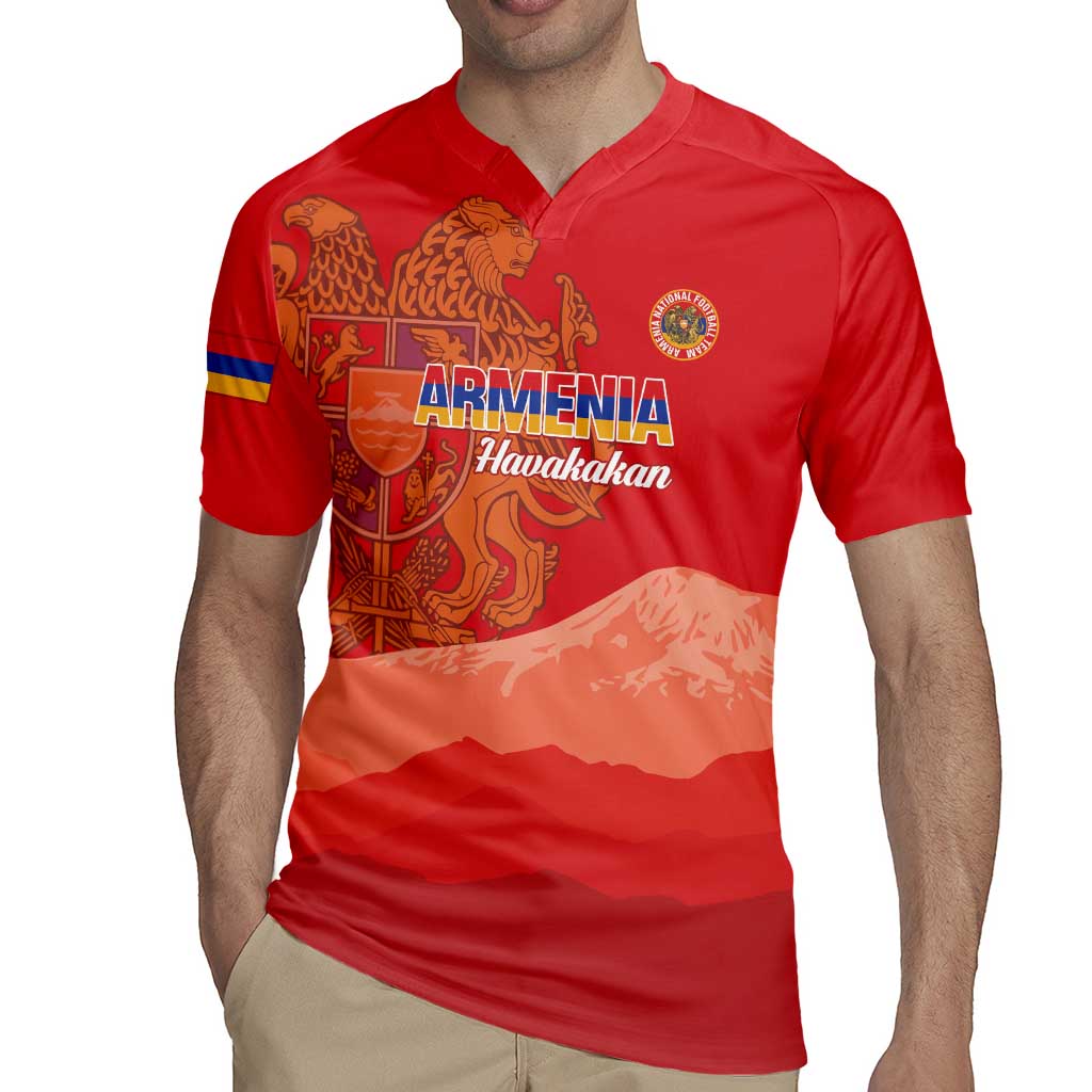 Custom Armenia Football Rugby Jersey Come On Havakakan