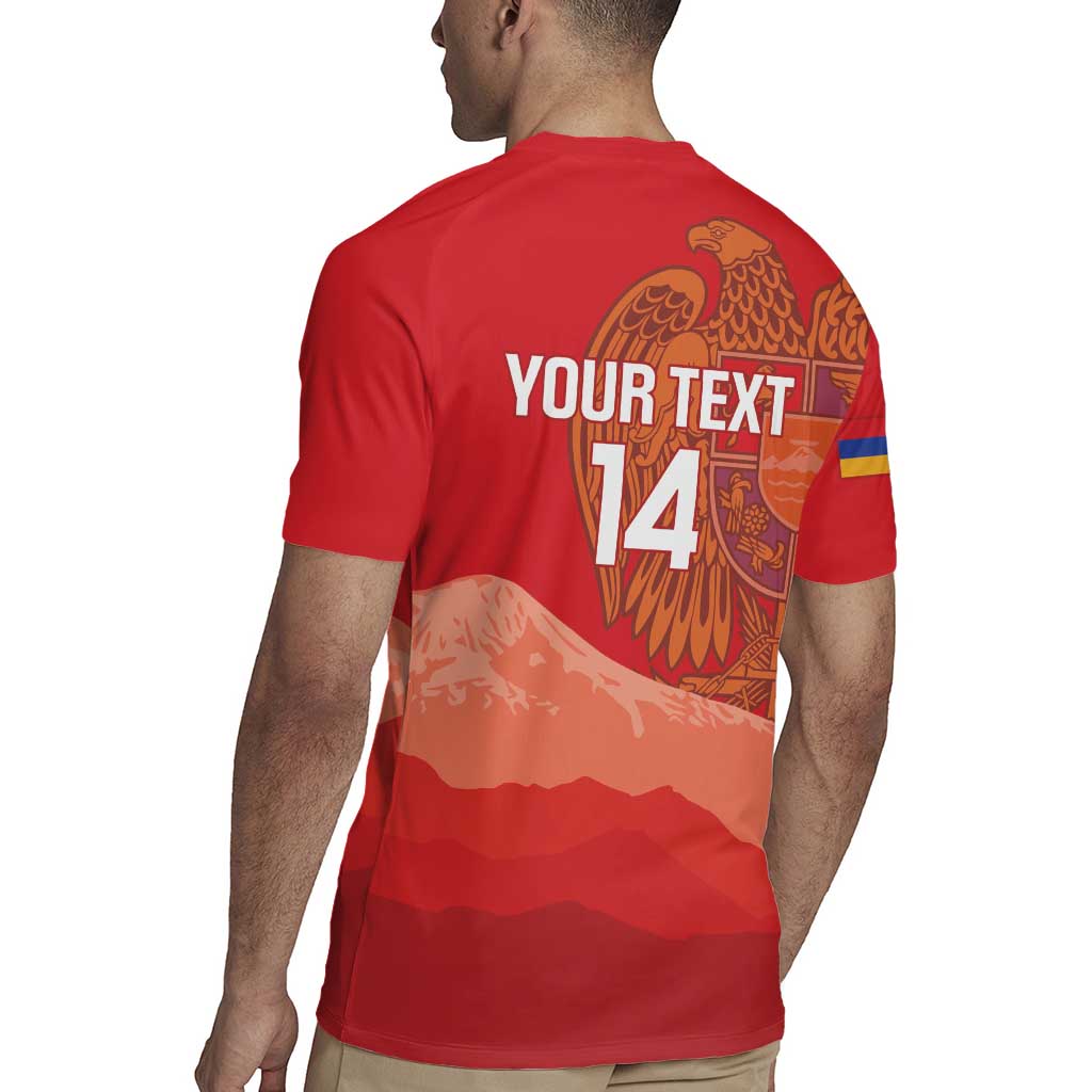 Custom Armenia Football Rugby Jersey Come On Havakakan