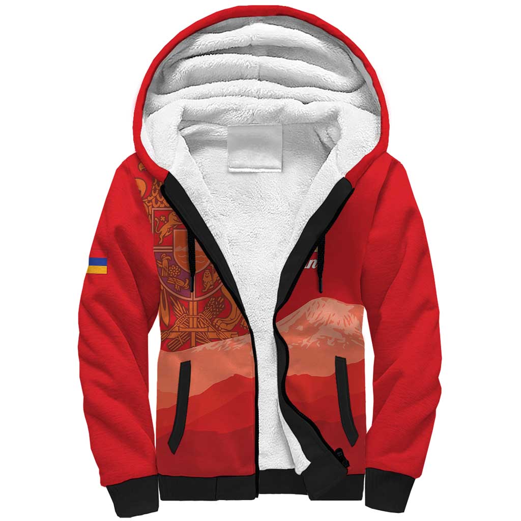 Custom Armenia Football Sherpa Hoodie Come On Havakakan