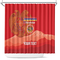Custom Armenia Football Shower Curtain Come On Havakakan