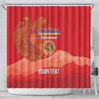 Custom Armenia Football Shower Curtain Come On Havakakan