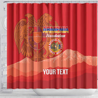 Custom Armenia Football Shower Curtain Come On Havakakan
