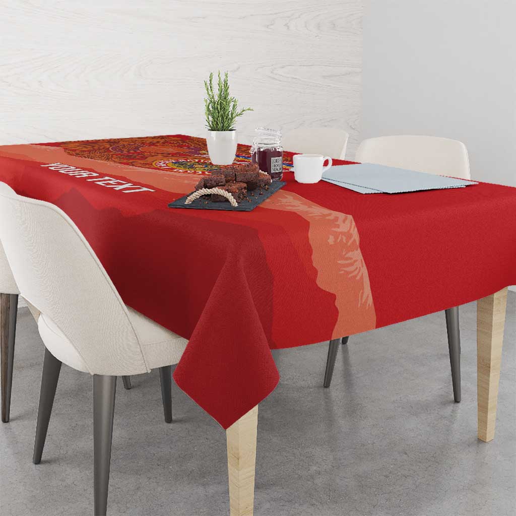 Custom Armenia Football Tablecloth Come On Havakakan