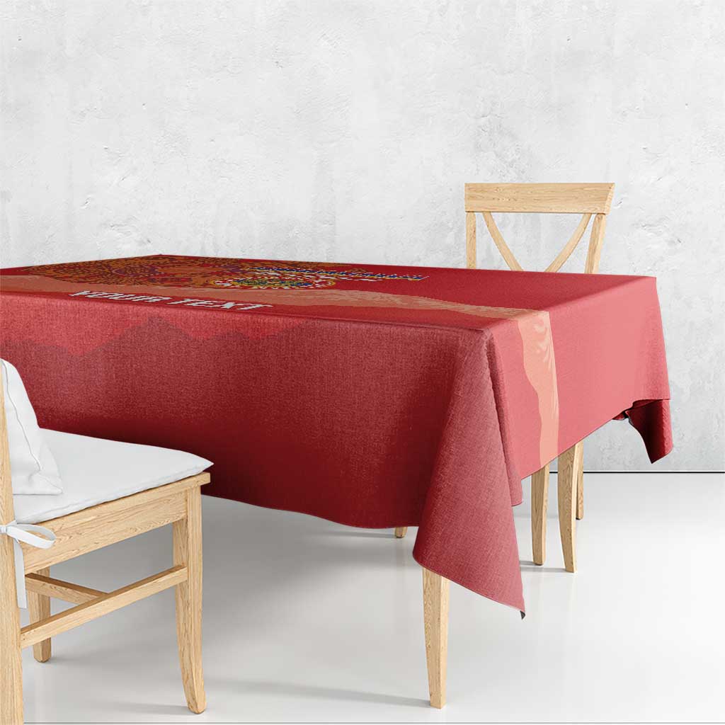 Custom Armenia Football Tablecloth Come On Havakakan