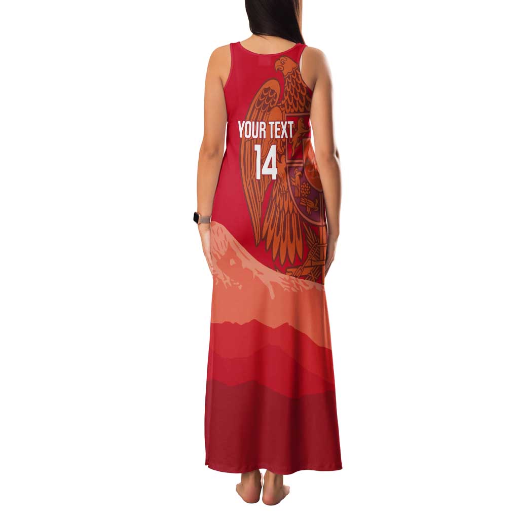 Custom Armenia Football Tank Maxi Dress Come On Havakakan