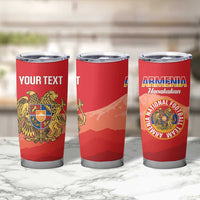 Custom Armenia Football Tumbler Cup Come On Havakakan
