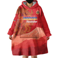 Custom Armenia Football Wearable Blanket Hoodie Come On Havakakan