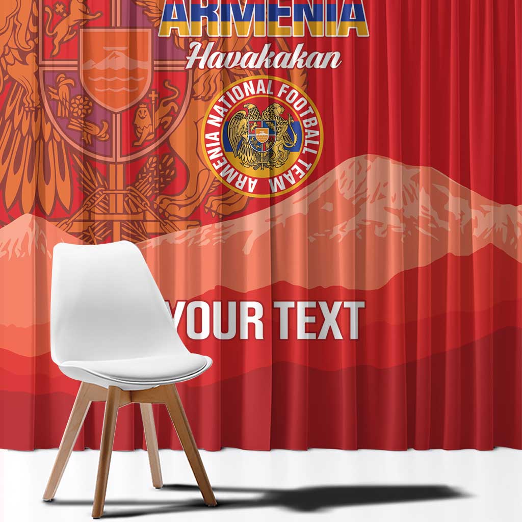 Custom Armenia Football Window Curtain Come On Havakakan