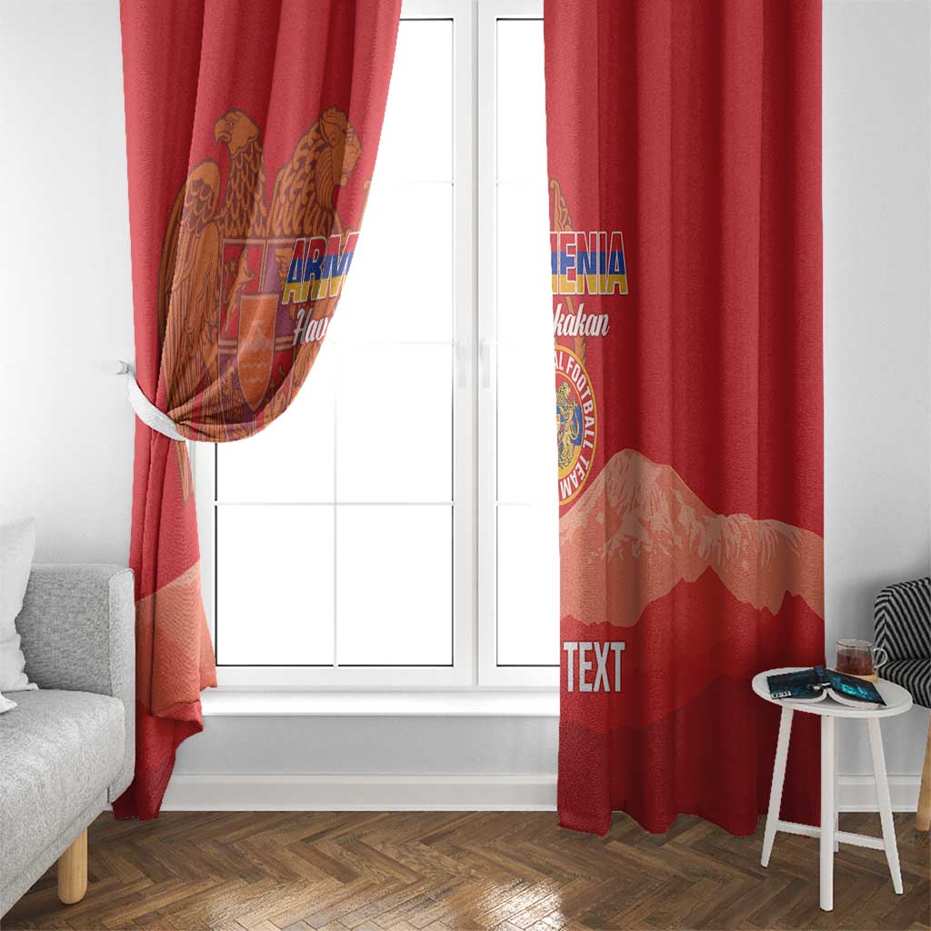 Custom Armenia Football Window Curtain Come On Havakakan