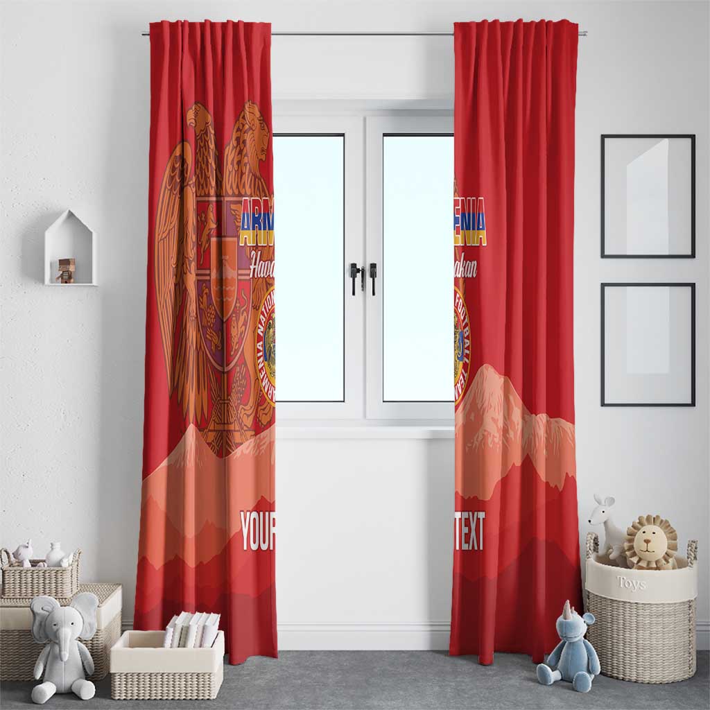Custom Armenia Football Window Curtain Come On Havakakan