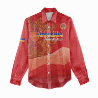 Custom Armenia Football Women Casual Shirt Come On Havakakan