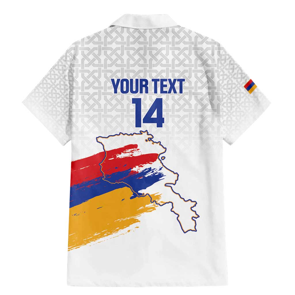 Custom Armenia Football Family Matching Mermaid Dress and Hawaiian Shirt Armenian Map Knot Pattern