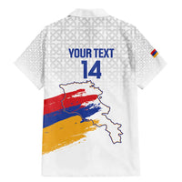 Custom Armenia Football Family Matching Mermaid Dress and Hawaiian Shirt Armenian Map Knot Pattern