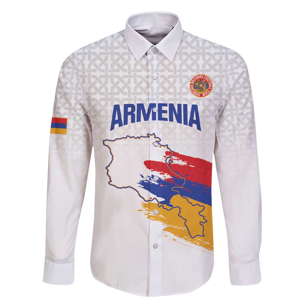 Custom Armenia Football Family Matching Short Sleeve Bodycon Dress and Hawaiian Shirt Armenian Map Knot Pattern