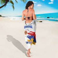 Custom Armenia Football Sarong Armenian Map Knot Pattern