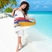 Custom Armenia Football Sarong Armenian Map Knot Pattern