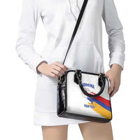 Custom Armenia Football Shoulder Handbag Armenian Map Knot Pattern
