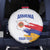Custom Armenia Football Spare Tire Cover Armenian Map Knot Pattern