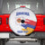 Custom Armenia Football Spare Tire Cover Armenian Map Knot Pattern