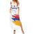 Custom Armenia Football Summer Maxi Dress Armenian Map Knot Pattern