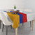 Custom Armenia Football Tablecloth Armenian Map Knot Pattern