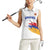 Custom Armenia Football Women Sleeveless Polo Shirt Armenian Map Knot Pattern