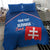 Custom Slovakia Football Bedding Set Come On Sokoli Falcon Pattern