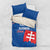 Custom Slovakia Football Bedding Set Come On Sokoli Falcon Pattern