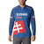 Custom Slovakia Football Button Sweatshirt Come On Sokoli Falcon Pattern