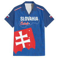 Custom Slovakia Football Family Matching Long Sleeve Bodycon Dress and Hawaiian Shirt Come On Sokoli Falcon Pattern