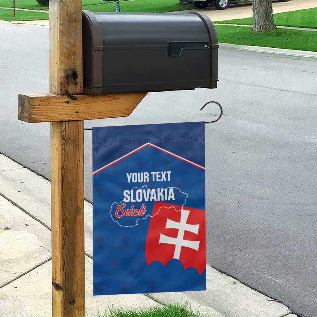 Custom Slovakia Football Garden Flag Come On Sokoli Falcon Pattern