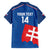 Custom Slovakia Football Hawaiian Shirt Come On Sokoli Falcon Pattern