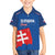 Custom Slovakia Football Hawaiian Shirt Come On Sokoli Falcon Pattern