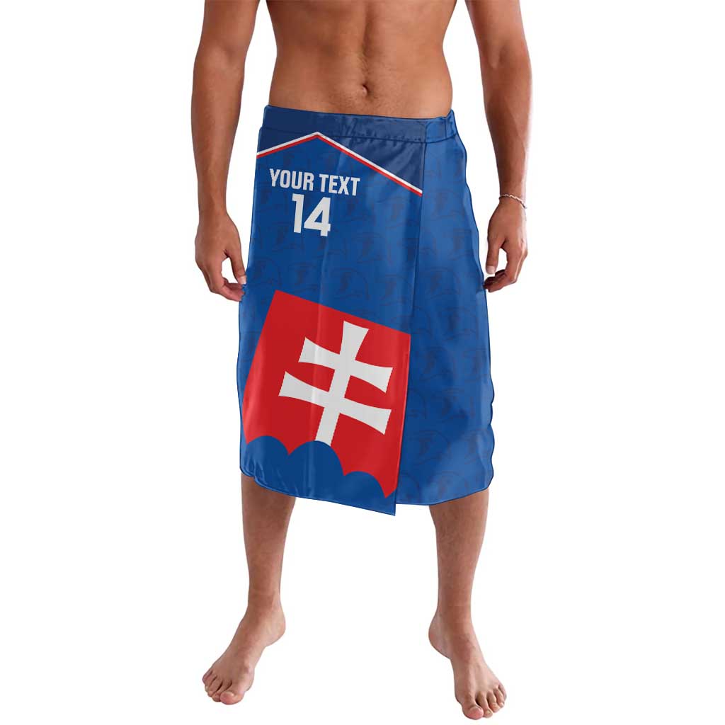 Custom Slovakia Football Lavalava Come On Sokoli Falcon Pattern