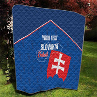 Custom Slovakia Football Quilt Come On Sokoli Falcon Pattern