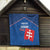 Custom Slovakia Football Quilt Come On Sokoli Falcon Pattern