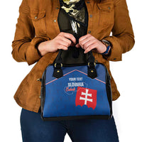 Custom Slovakia Football Shoulder Handbag Come On Sokoli Falcon Pattern