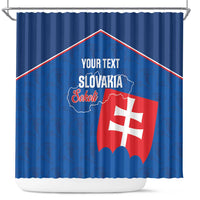 Custom Slovakia Football Shower Curtain Come On Sokoli Falcon Pattern