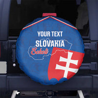 Custom Slovakia Football Spare Tire Cover Come On Sokoli Falcon Pattern