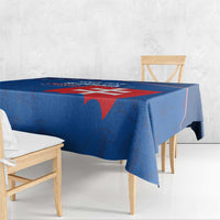 Custom Slovakia Football Tablecloth Come On Sokoli Falcon Pattern